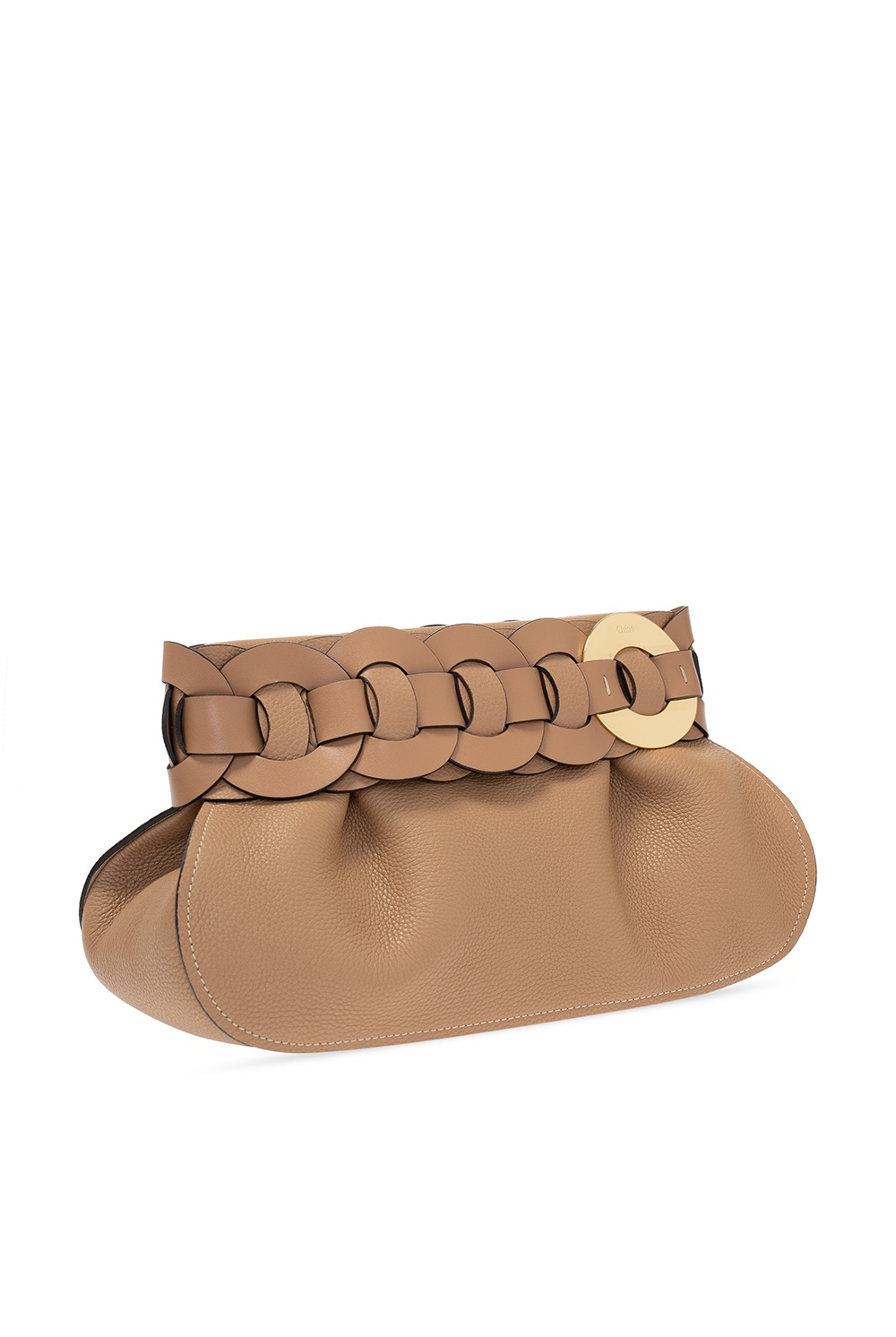 Chloé ‘Darryl’ clutch with logo